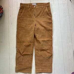 Everlane wide wale straight crop Brown Corduroy Trousers